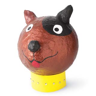 Собачка сделанная из шара
